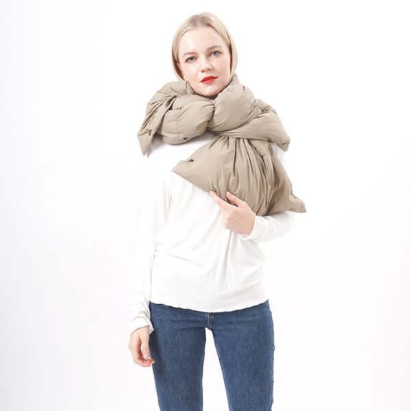 Qualited Padded Scarf and Shawl - Image 4