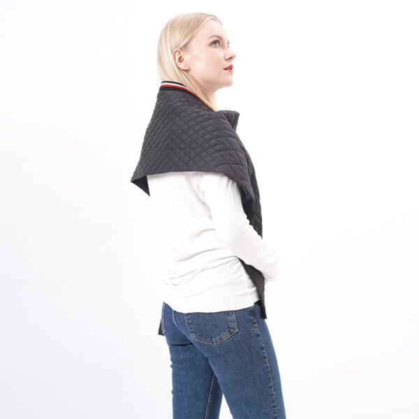 Qualited Padded Shawl Down Scarf - Image 5