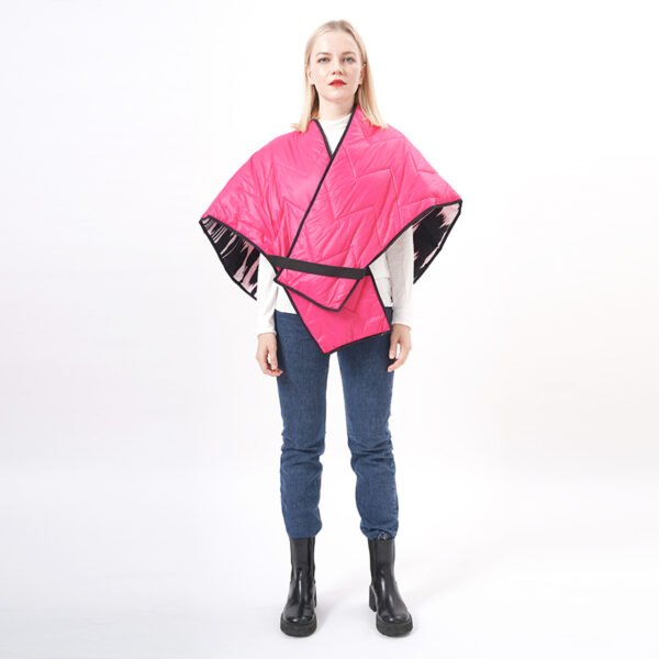 Qualited Reversible Padded Scarf and Shawl - Image 7