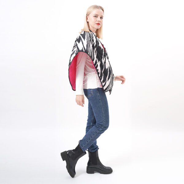 Qualited Reversible Padded Scarf and Shawl - Image 4