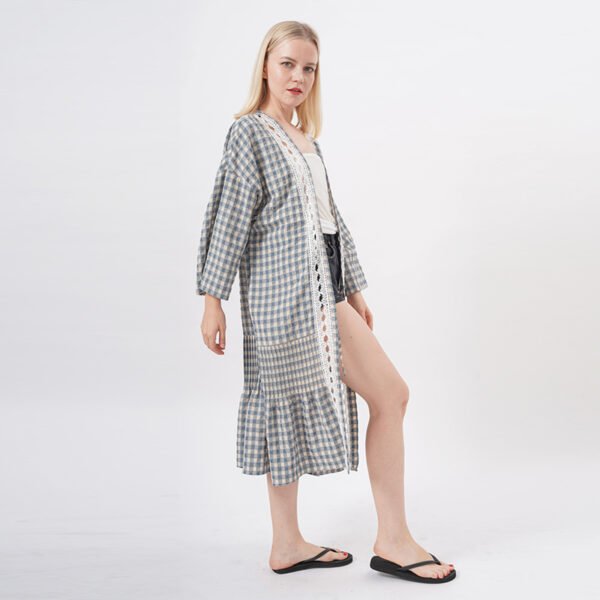 Long Robe Beach Cover Up Boho Kimonos - Image 7