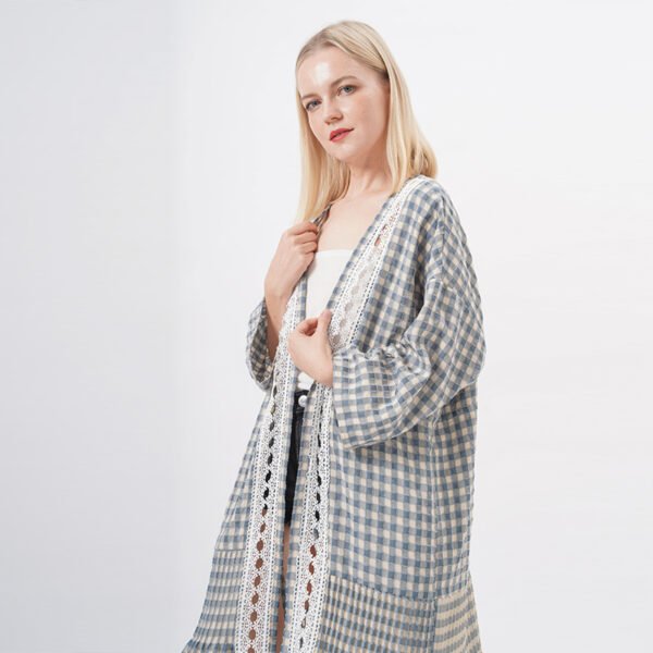 Long Robe Beach Cover Up Boho Kimonos - Image 5