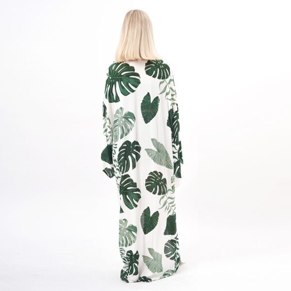 Floral Print Boho Kimono Cover Up - Image 4