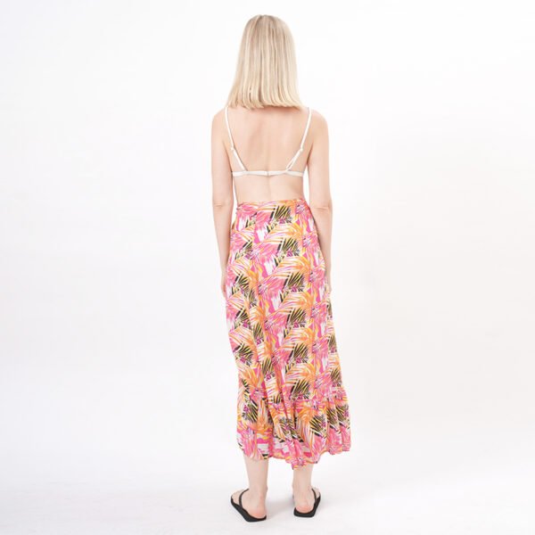 Floral Printed Long Sarong Cover Up Wrap Skirts - Image 3