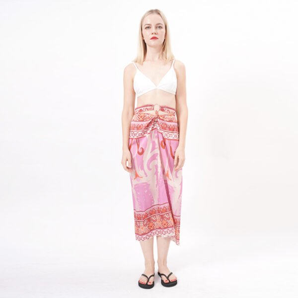 Floral Printed Long Sarong Wraps - Image 7