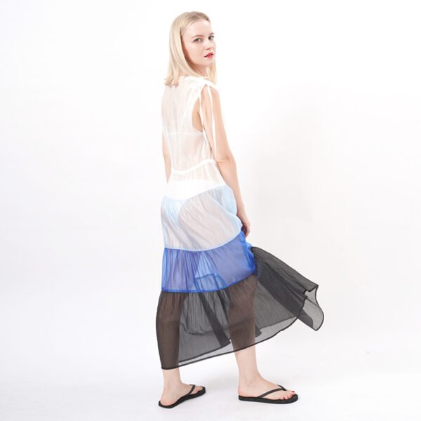 See Through Sheer Beach Cover Up Dress