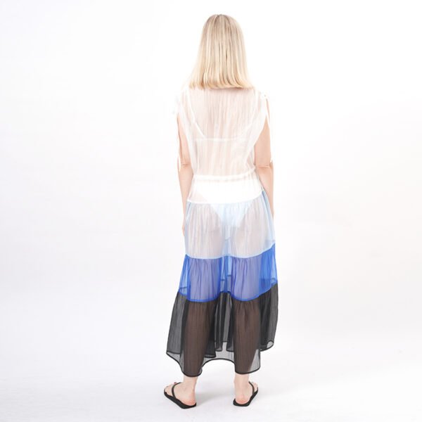 See Through Sheer Beach Cover Up Dress - Image 3