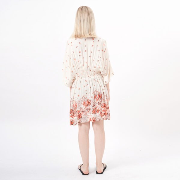 Floral A Line Short Dress - Image 3