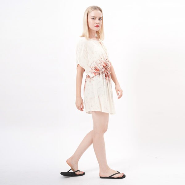 Floral A Line Short Dress - Image 6