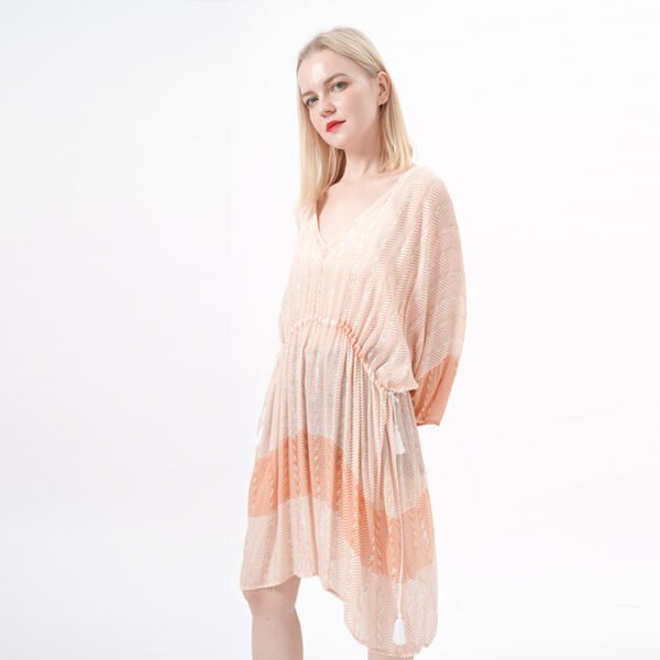High Waist Tie Dye Short Beach Dress