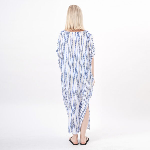 Ethnic Printed Long Beach Kaftan Dress - Image 5