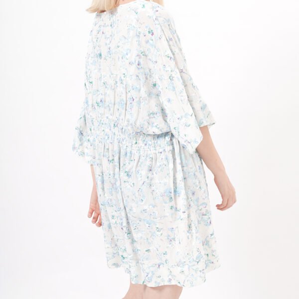 Jacquard Mini Floral Beach Dress - Image 2