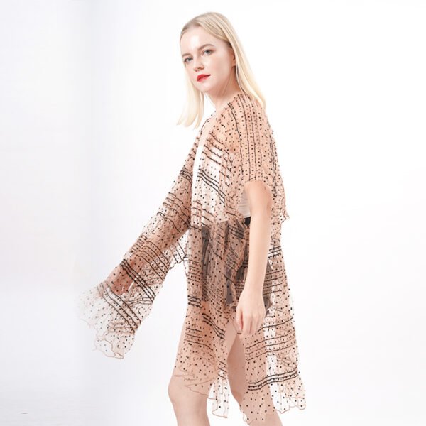 See Through Sheer Cardigan Cover Up