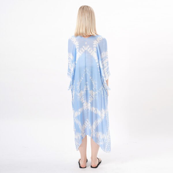 Open Front Tie Dye Kimono - Image 3