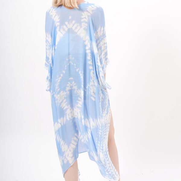 Open Front Tie Dye Kimono - Image 2
