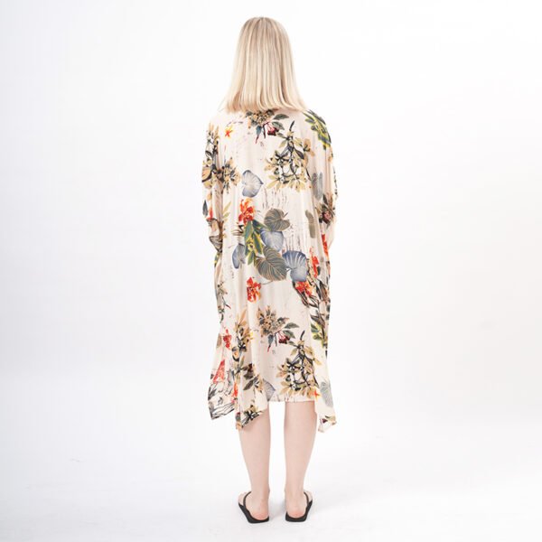 Floral Print Beach Coverups Boho Kimonos - Image 3