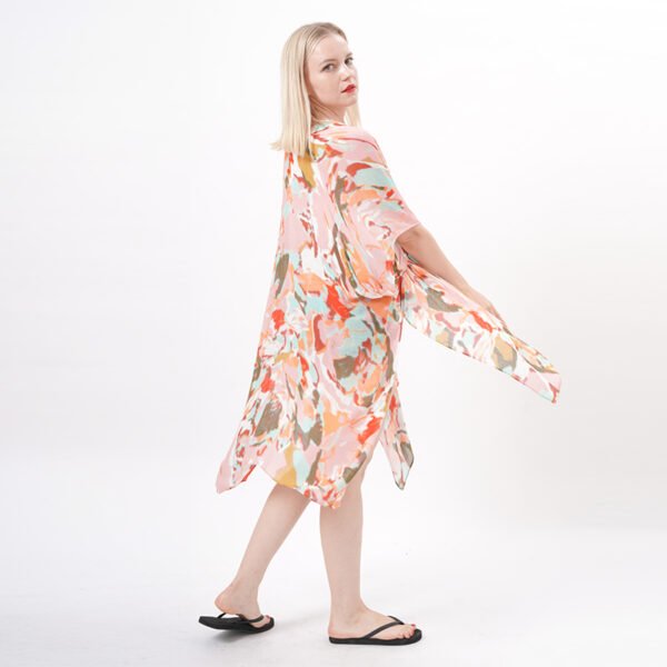 Open Front Kimono Duster Long Cardigan - Image 6