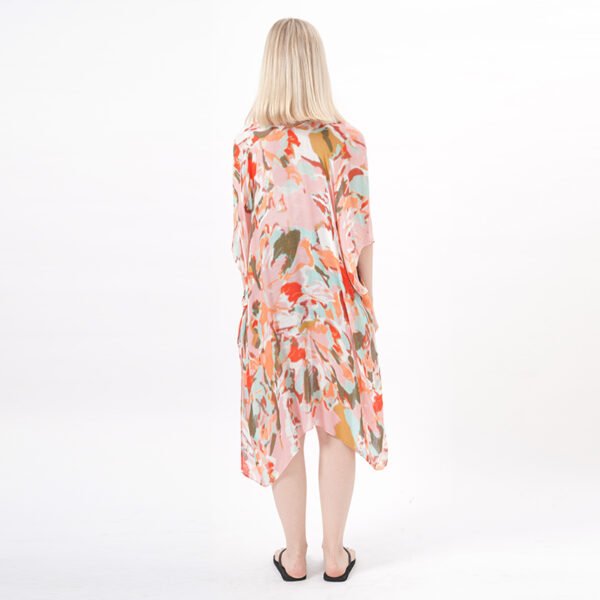 Open Front Kimono Duster Long Cardigan - Image 3