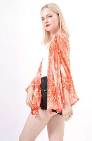 Long Sleeves Floral Cardigan Kimono Tops