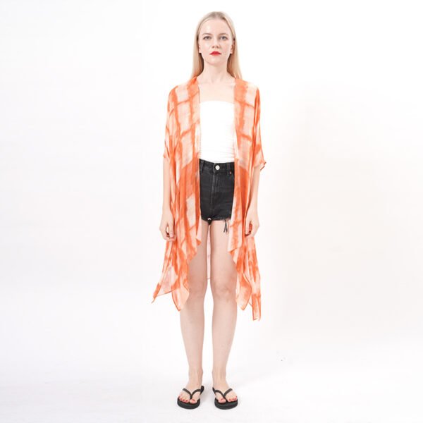 Open Front Long Summer Kimono Cardigan - Image 7