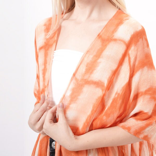 Open Front Long Summer Kimono Cardigan - Image 2