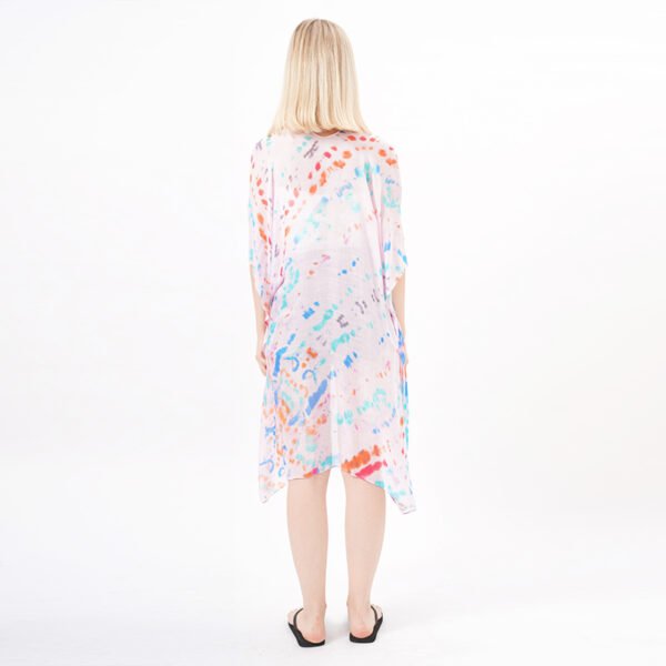 Open Front Sheer Kimono Cardigan - Image 3