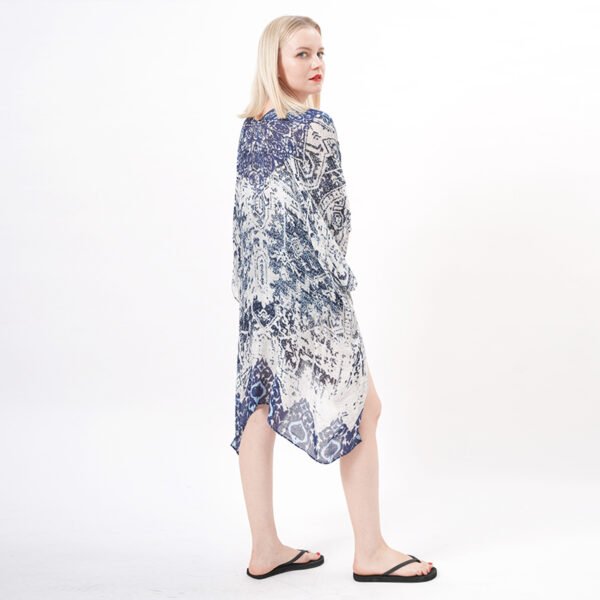 Open Front Flowy Beach Cover Up - Image 5