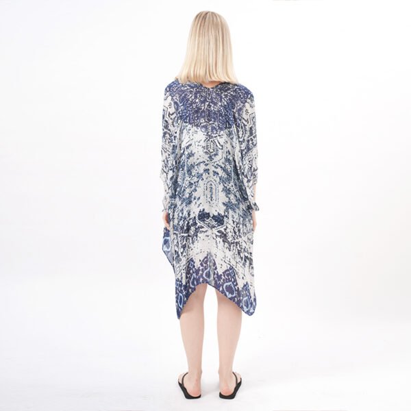 Open Front Flowy Beach Cover Up - Image 3