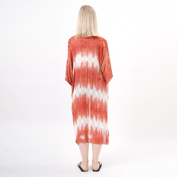 Tie Dye Beach Cover Up Swimwear Cardigan - Image 4