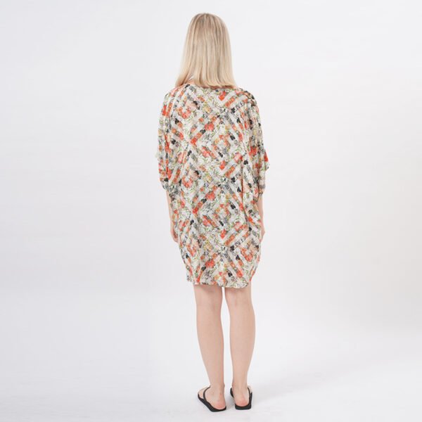 Front Tie Floral Kimono - Image 4