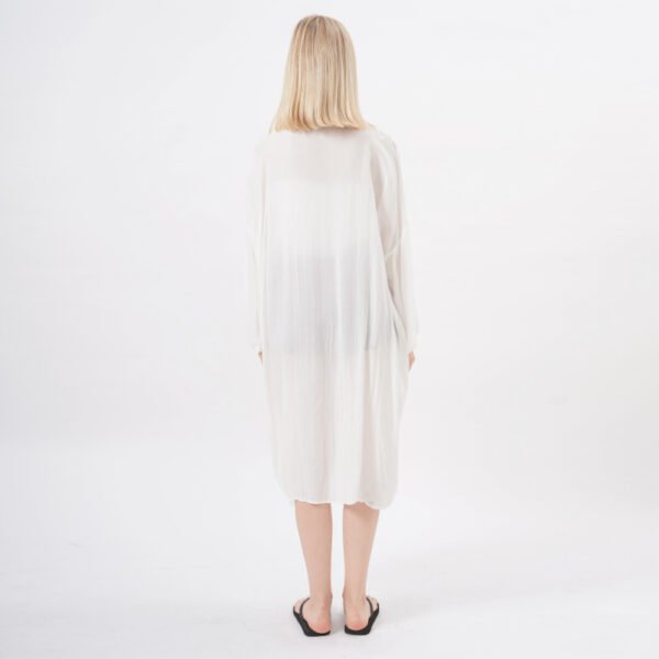 Lace Trim Casual Kimono Cardigan Coverup - Image 3