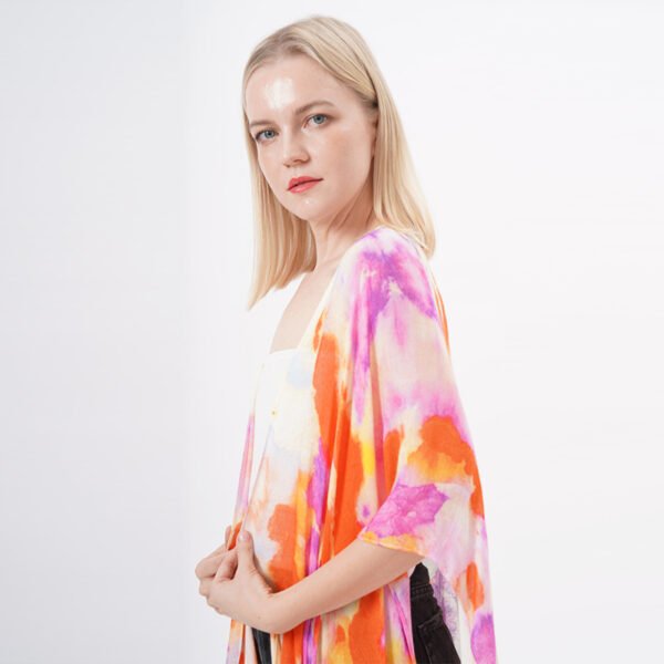 Loose Half Sleeve Kimono Cardigan Cover Up