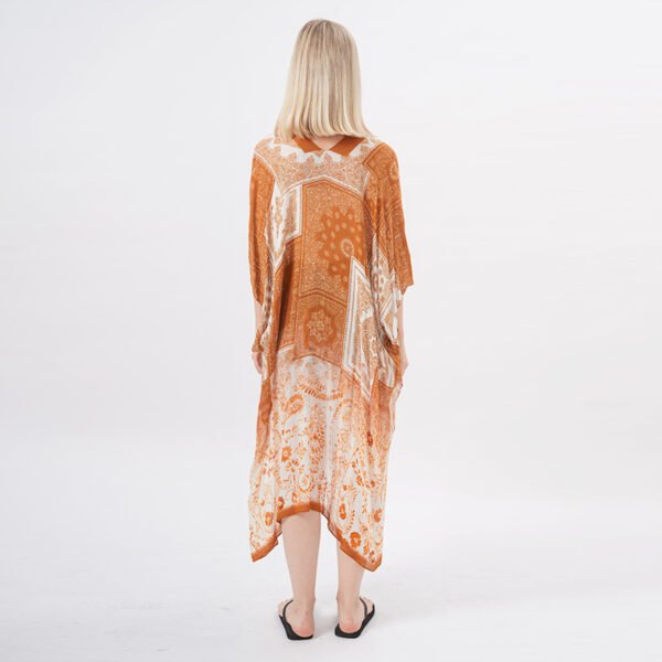 Side Split Open Front Kimono Cardigan - Image 5