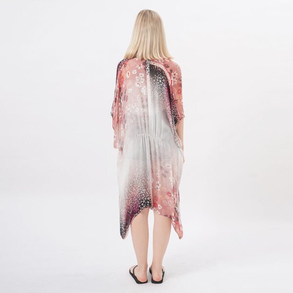 Side Split Sheer Kimono Cardigan - Image 3
