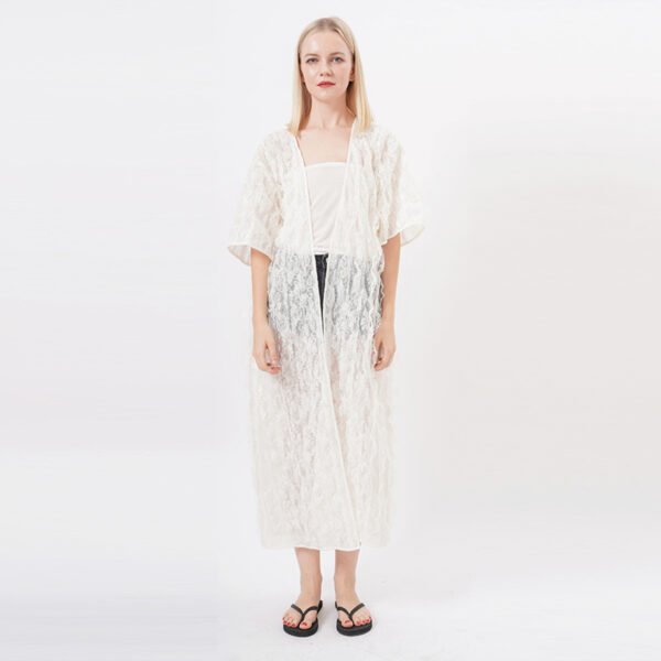 Cardigans Cover Up Lace Kimono Robes - Image 7