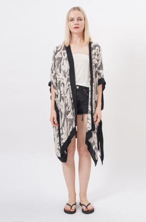 Loose Open Front Cover Ups Kimono Cardigans