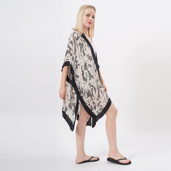 Loose Open Front Cover Ups Kimono Cardigans - Image 4