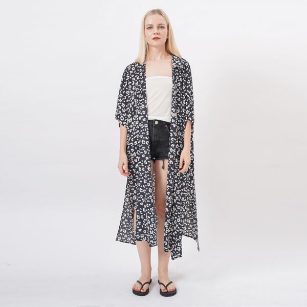 Open Front Floral Printed Boho Kimonos