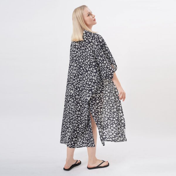 Open Front Floral Printed Boho Kimonos - Image 2