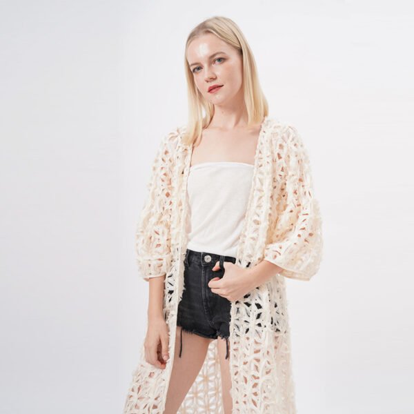 Open Front Crochet kimonos Cardigans