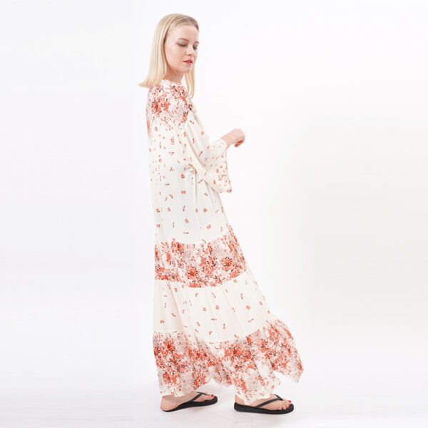 Long Floral Kimono Printed Cardigans - Image 6