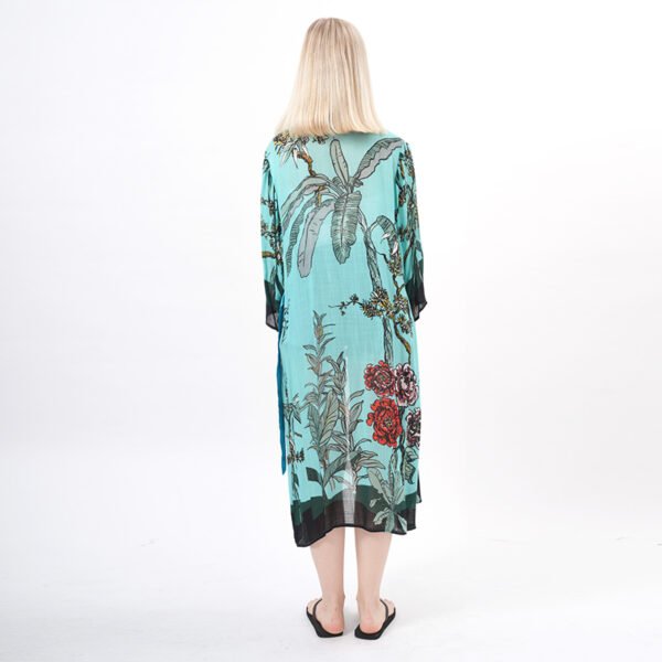 Printed Long Kimonos Robes - Image 3