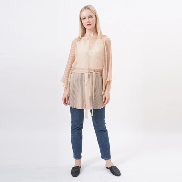 Long Sleeeves Bikini Beach Tunic Top - Image 7