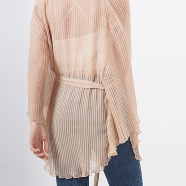 Long Sleeeves Bikini Beach Tunic Top - Image 2