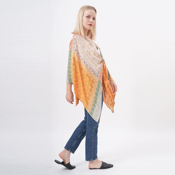 Floral Printed Viscose Beach Cover Ups