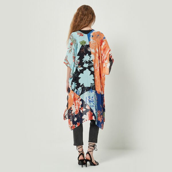 Printed Floral Viscose Kimonos - Image 3