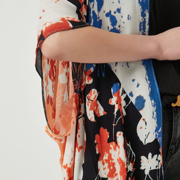Printed Floral Viscose Kimonos - Image 2