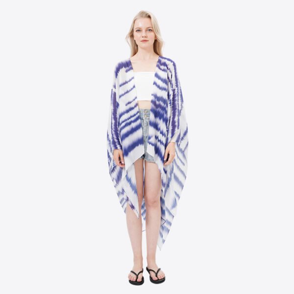 See Through Black Burnout Velvet Beach Cover Up Kimonos