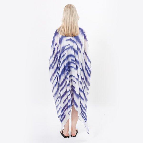See Through Black Burnout Velvet Beach Cover Up Kimonos - Image 4
