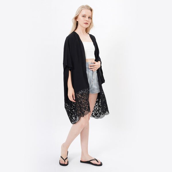 Open Front Cotton Kimonos Coverup Blouse Tops